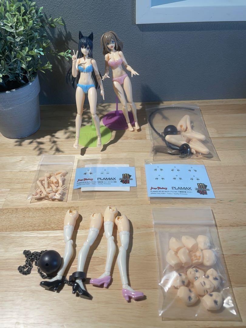 

[Б/У] Max Factory Plamax Тело в нижнем белье Девушки Ран и Джерри с бонусной декалью