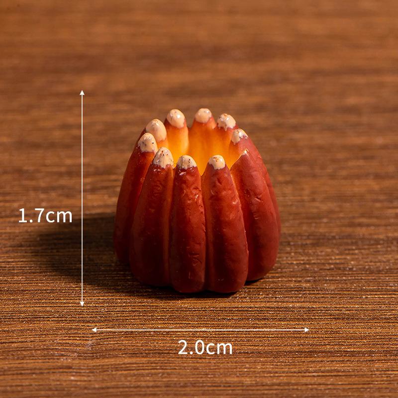 1pcs Kitchen Food Toy Simulation Kitchenware Play DIY Resin Emulated Chocolate Cake Bread Biscuit Tableware Decor Child Kid Toy