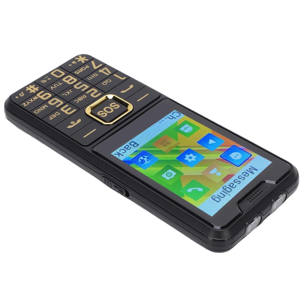 4G Seniortelefon 2,6 tommer Superslank Batteri med stor kapasitet Dobbel lommelykt Store knapper Mobiltelefon