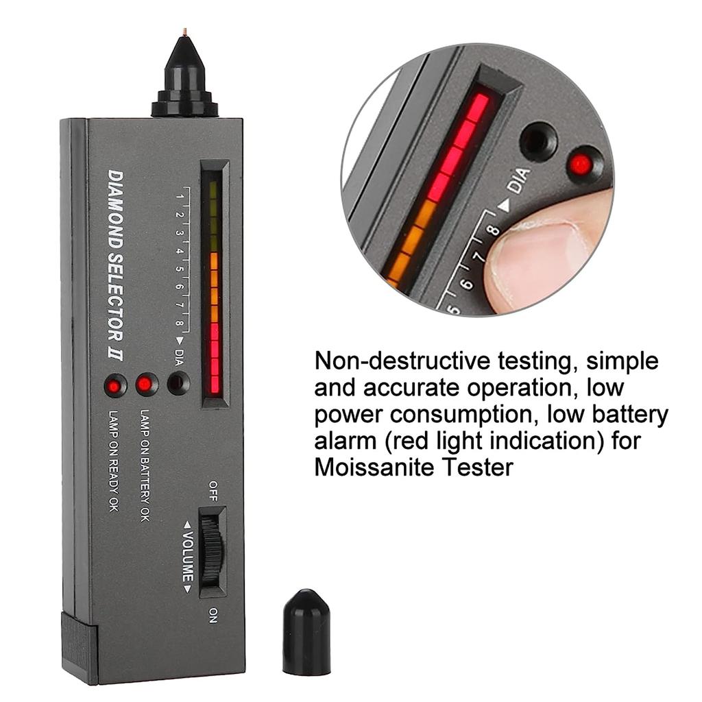 Tester Professionale per Moissanite Strumento Osservatore Gioielli Gemme Penna Test Strumento Gemme Tester di Diamanti e Moissanite