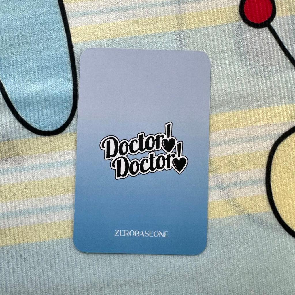 [USED] Korean ZB1 Sanok Doctor Doctor Song Hanbin Muffler Trading Card