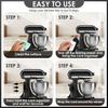 Large Capacity Cord Organizer for Appliances,4 Pack Upgraded Adjustable Kitchen Appliance Cord Holder Wraps Keeper Stick on Mixer,Coffee