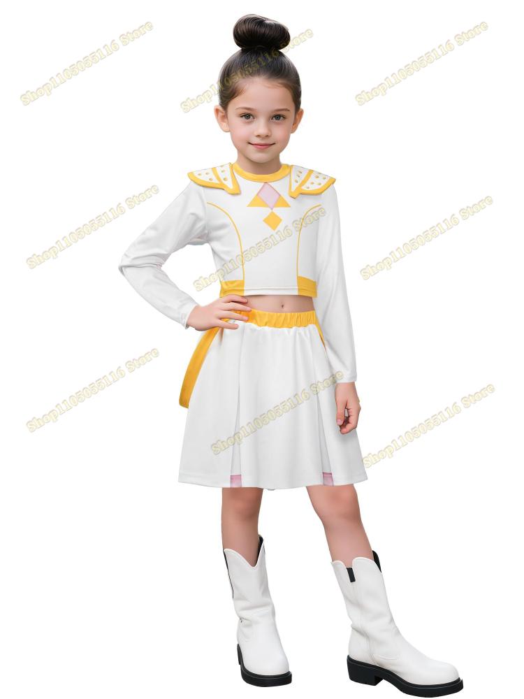 KPop Demon Hunters Huntrix Girl Group Zoey Mira Cosplay For children Costumes Roleplay Skirt Party Outfits Halloween Fantasy