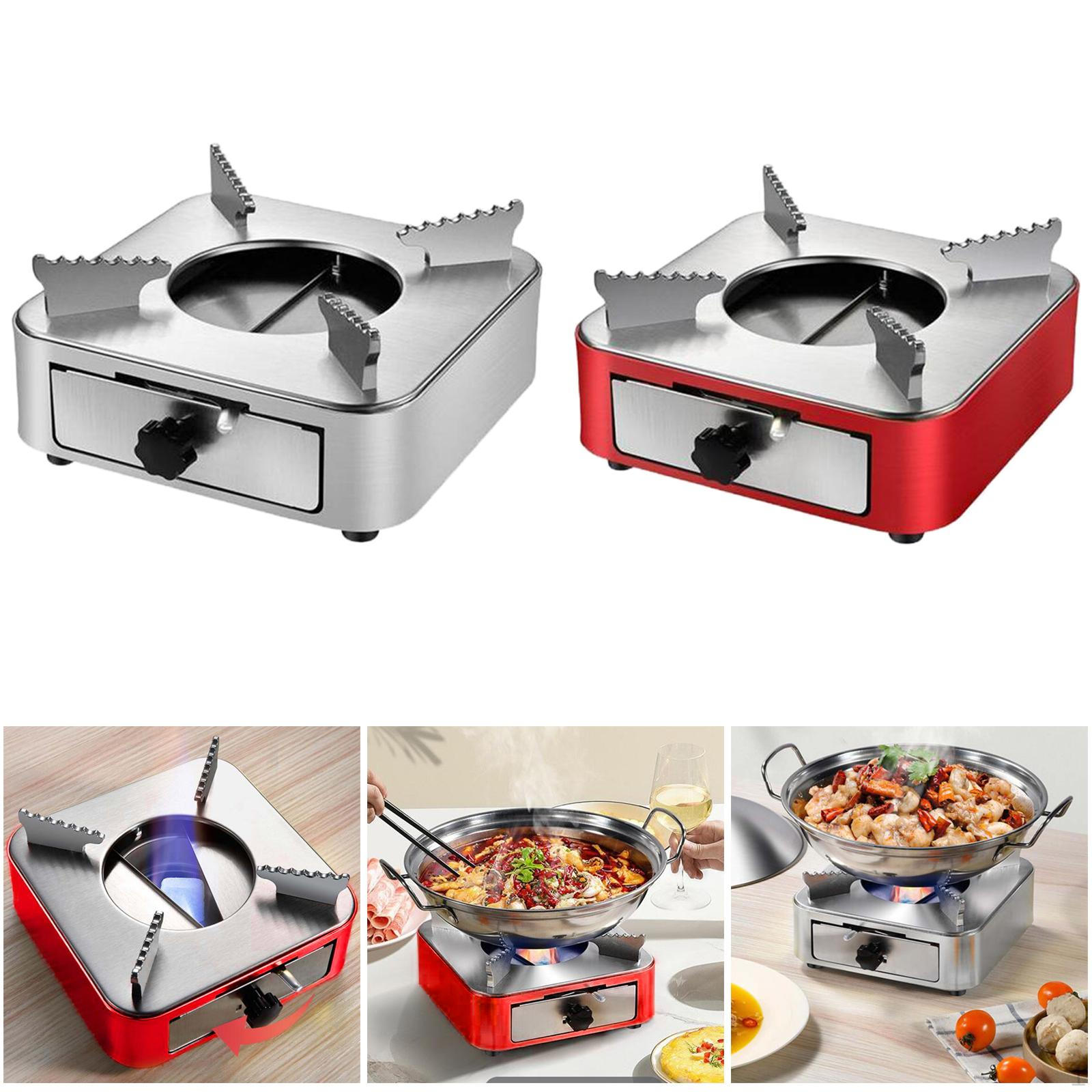 

2X Spirit Burner Stove Lightweight Furnace Windproof Kitchen Equipment for BBQ Hiking