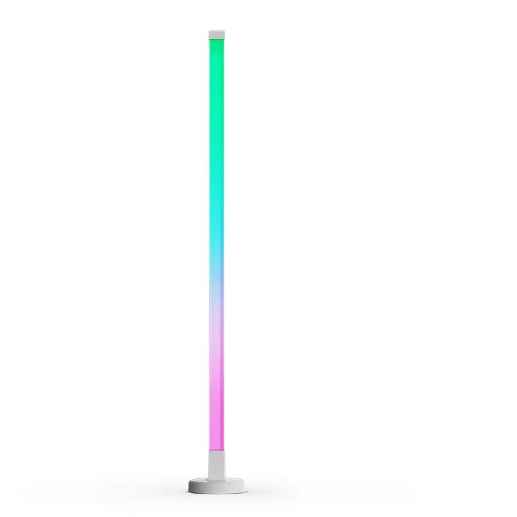 

155cm Smart Corner Floor Lamp Dimmable APP Control RGB LED Modern Mood Lighting Stand Lights for Bedroom Gaming Living Room