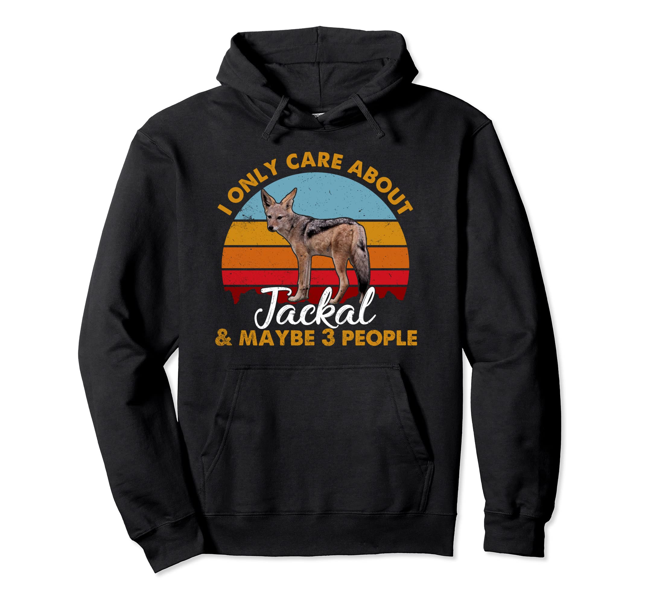 

Retro-style Sunset Jackal hoodie
