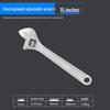 Adjustable Multifunctional Large-Opening Self-Tightening Short Handle Wrench for Plumbing