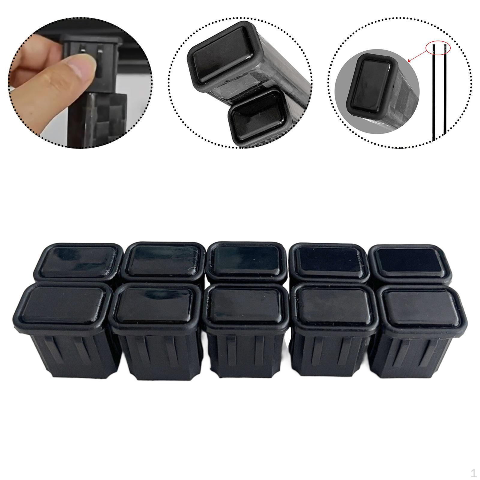 

10 шт. заглушки для хоккейных клюшек, профессиональные клюшки из ТПУ, аксессуары для клюшек 1.84cmx2.62cm