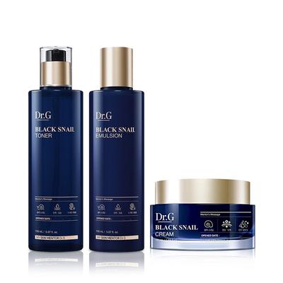 Dr. G Black Snail Cream 3 Types Individually [toner + Emulsion + Cream], 1 Piece