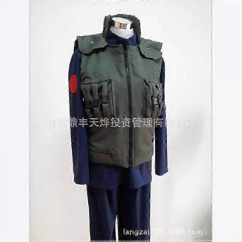 Naruto Cosplay Kostým Zelená Vesta Oblečení Anime Cosplay Bunda