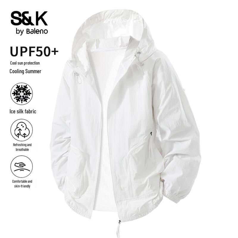 Baleno Men s S&K Series UPF50+ Sun Protection Hooded Jacket S