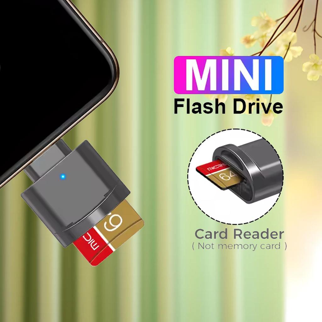 iPhone/iPad Micro SD Card Reader - Plug-and-Play OTG Adapter, Instant Memory Expansion Compatible with iOS 13