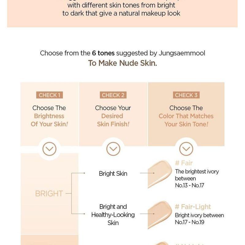 JUNG SAEM MOOL - Skin Nuder Foundation - 6 Farben