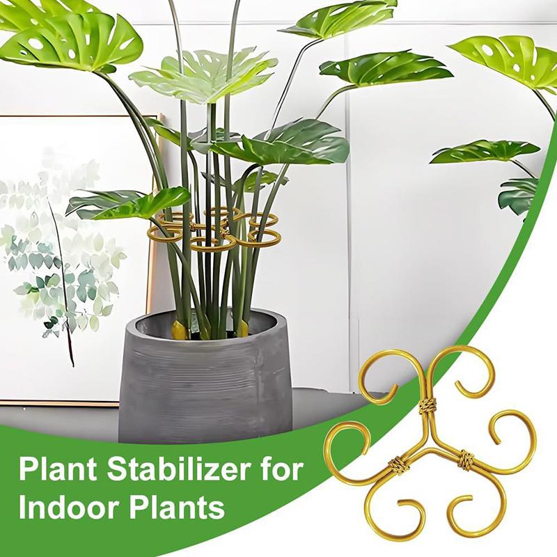 Metal Plant Climbing Bracket Flower Shaped Plant Holding Fixing Clip Plant Vine Climbing Grapple Bracket Stem Finishing Period