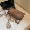 Shoulder Bag Women's Crossbody Bag Shopping Mobile Phone Bag Cylinder Bag