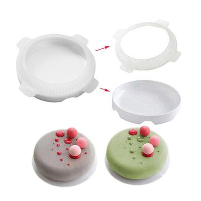 1 Satz runde Silikon-Kuchenform für Mousses, Eis, Chiffon-Kuchen, Backform