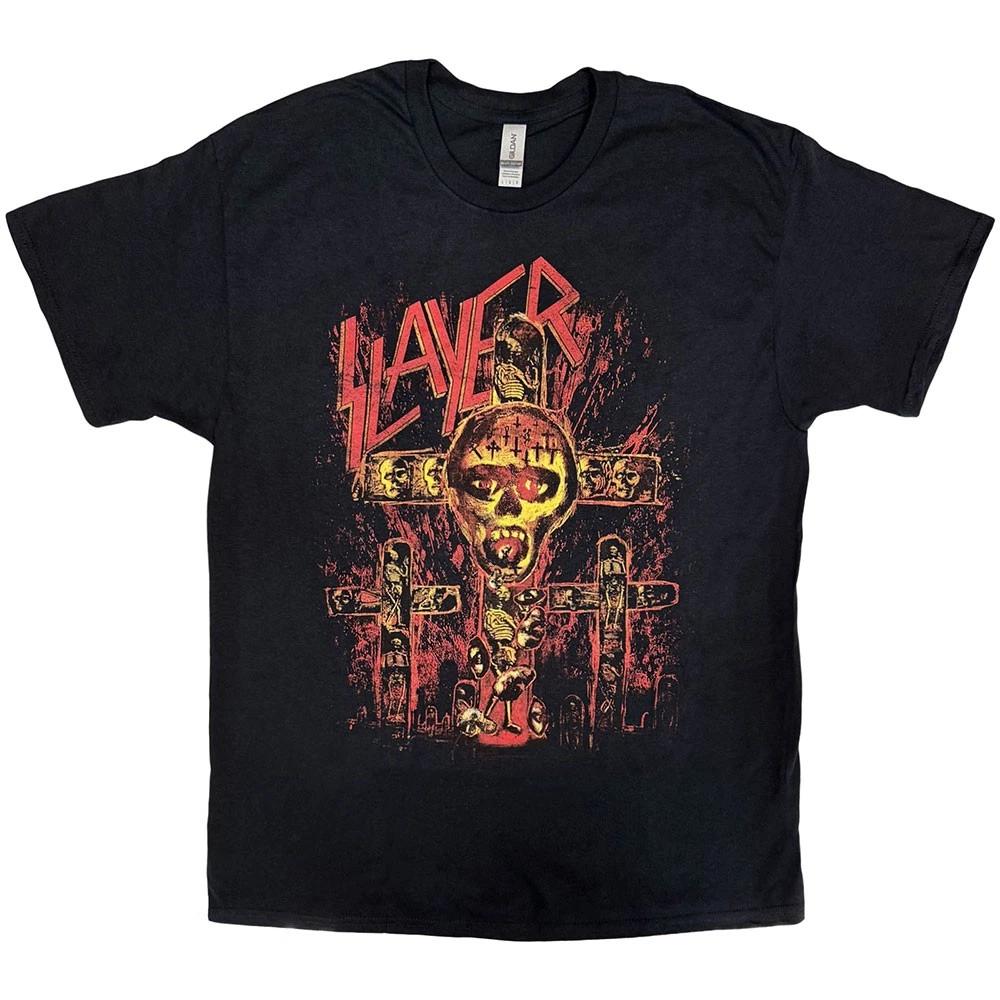Slayer T Shirt SOS Crucifiction Band Logo new Official Mens Black XL