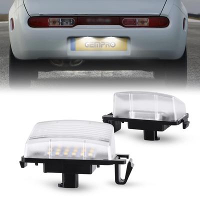 Luzes de Placa LED GemPro para Nissan GT-R R35, Cube Z12, Cima F50, Skyline V35, V36, Tiida C11, Fairlady Z Z33, e Z34 (Pacote de 2)