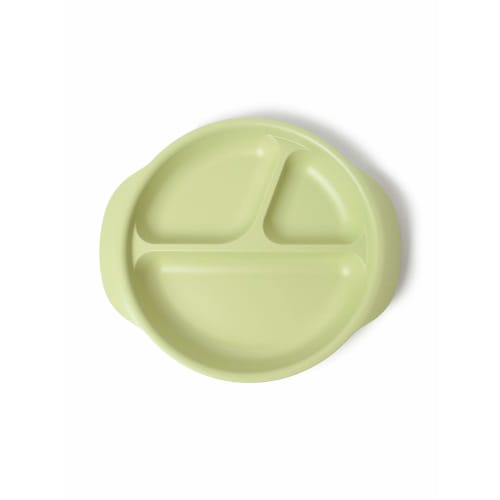 Kodomo Beams Iiwan Lunch Plate for Kids, Leaf Green, One Size