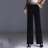 Fce Lined Unlined Corduroy Wide Leg Pants Women Casual Pants Autumn Winter Straight Loose Plus Size Pants