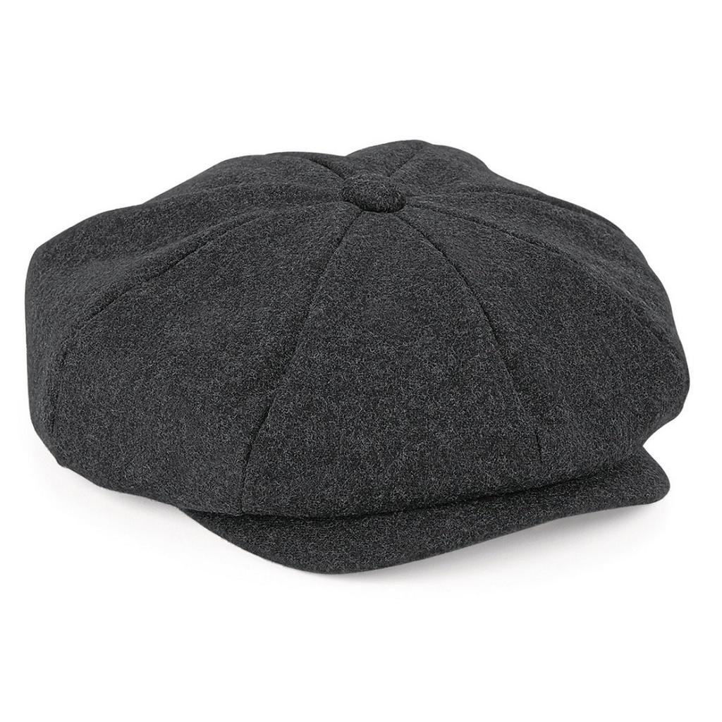 Unisex Adults Melton Wool Baker Boy Cap