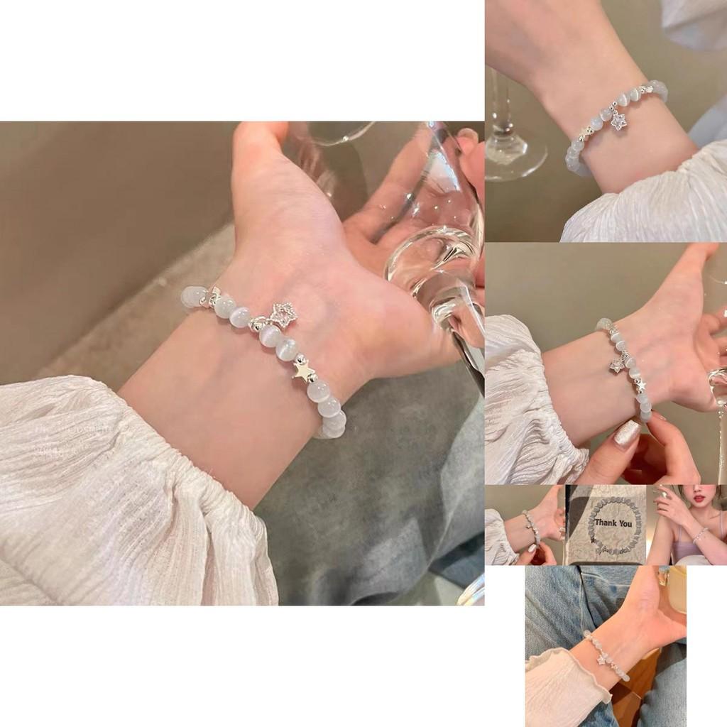 Fashionable Star Charm Bracelet For Women Alloy Electroplated Beads Small Fresh