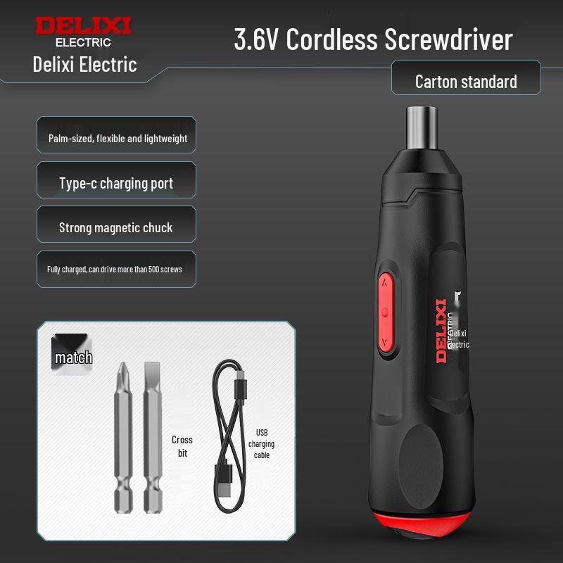 Delixi Multifunktions-Elektroschrauber & Mini-Lithiumbohrer für den Heimgebrauch