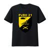PzBtl 21 Panzerbataillon Bundeswehr Bw Wappen Abzeichen Emblem T-Shirt für Mode Freizeit Vintage Gewaschenes Oberteil für den täglichen Gebrauch