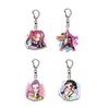 HUNTRIX Jägerin Mädchen Acryl Schlüsselanhänger Set, K-Pop Idol Cartoon Charakter Tasche Anhänger, Niedlicher Anime Schlüsselanhänger für Kinder und Fans