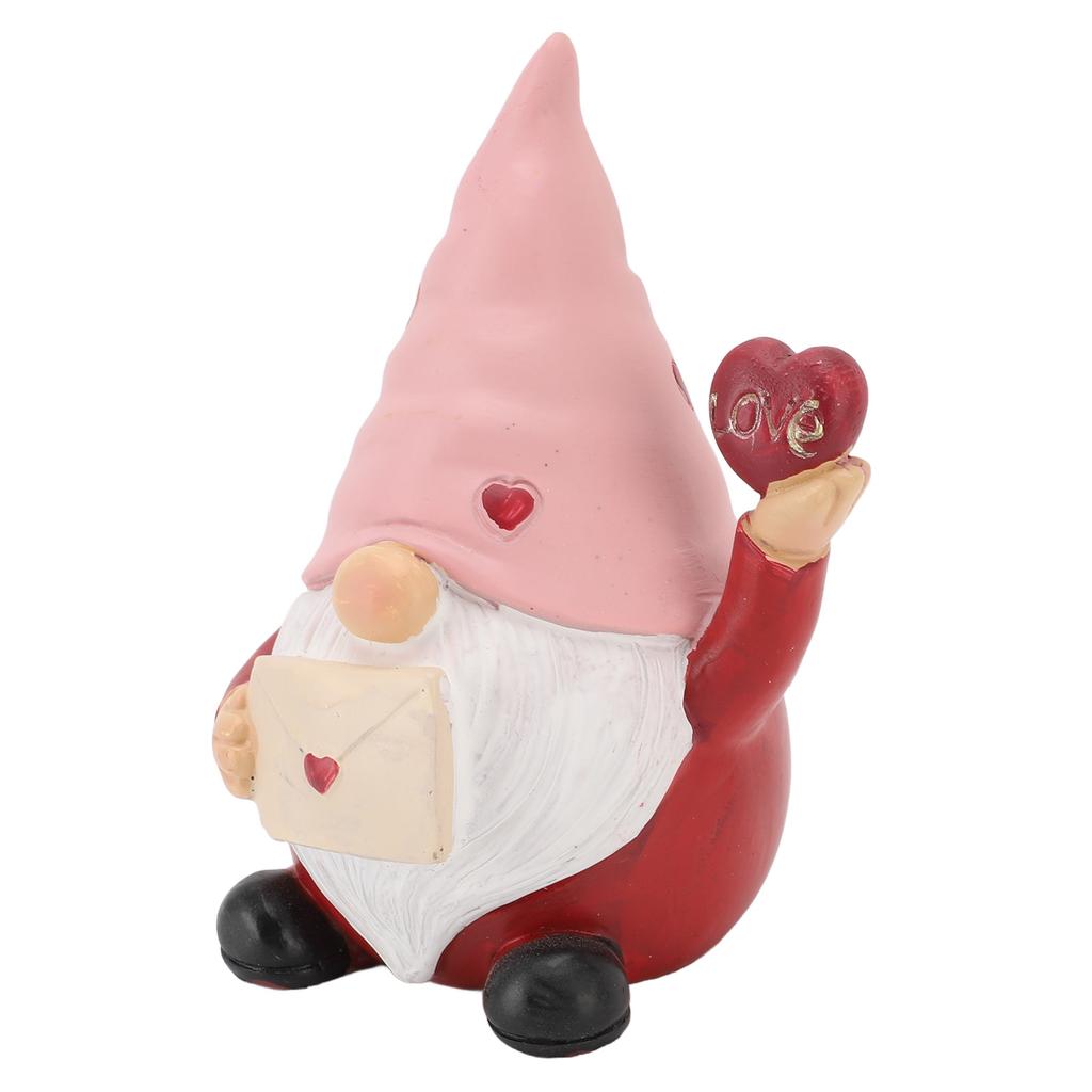 Gnome Statue Sweet Resin Gnome Figurine for Home Wedding Party Holiday Decorations Anniversary Gift
