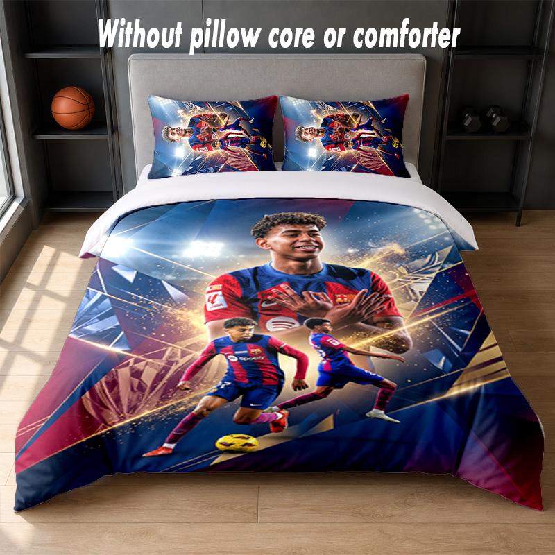 Yamal Design Bett Bettwäsche-Set 1 Bettbezug + 2 Kissenbezüge Weich Atmungsaktiv Haushalt Bettwäsche 140cm*200cm