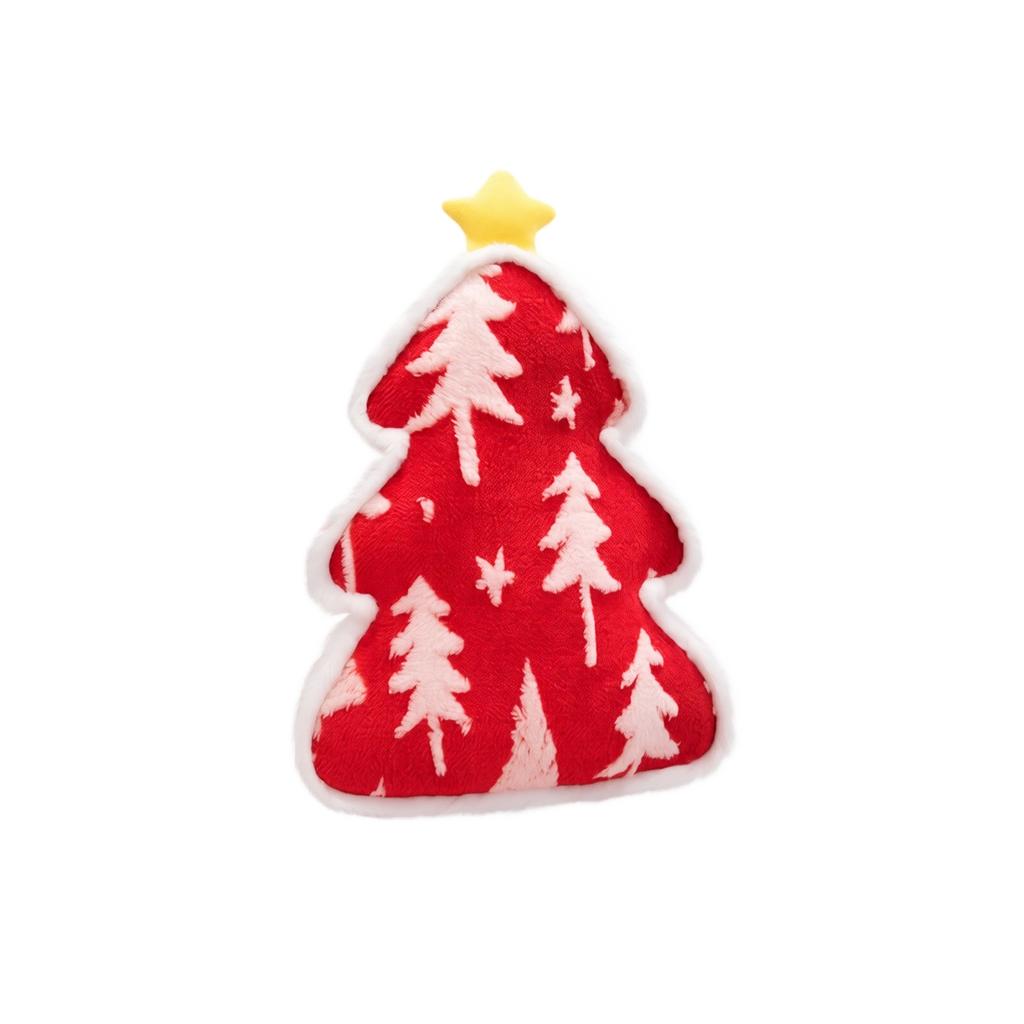 Christmas Tree Plush Toy, Soft Decorative Throw for Holiday Couch and Bedroom Decor
