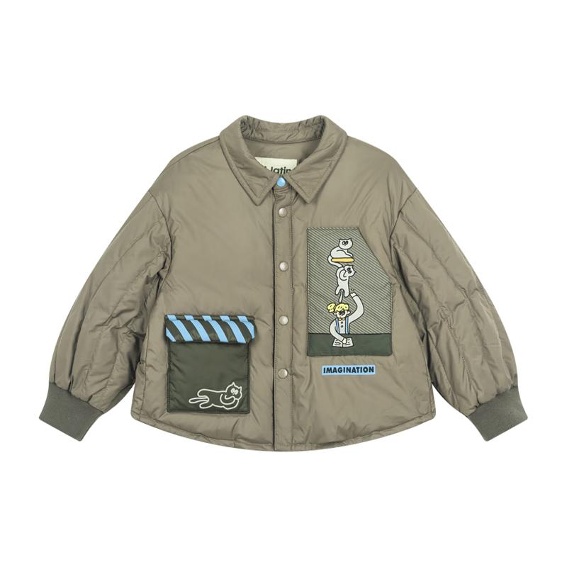 M.Latin Kids 2024 Winter Lightweight Boys Down Jacket 90cm