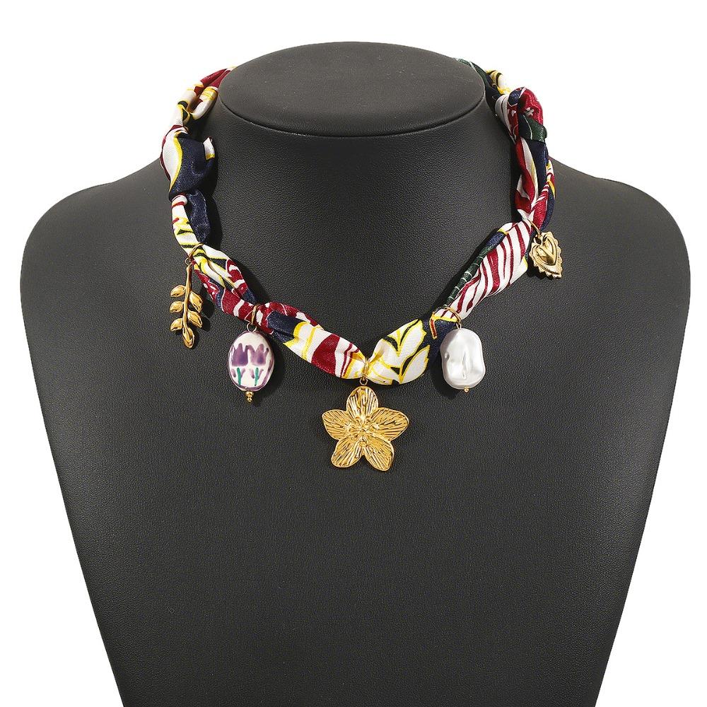 Flower Beach Ocean Series Necklace Shell Dopamine Necklace  Decoration