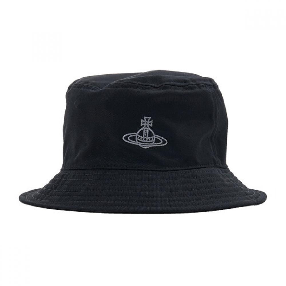 Vivienne Westwood Public Logo Embroidered Bucket Hat 81020009 W00kt N401
