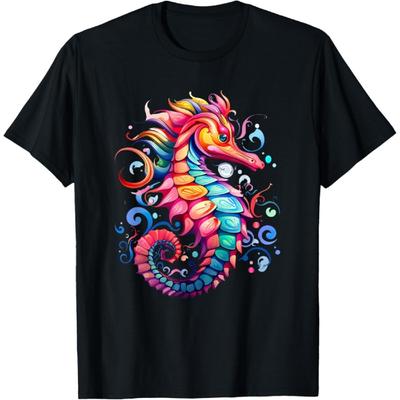 Seahorse Underwater World for a Seahorse Lover T-Shirt(1)