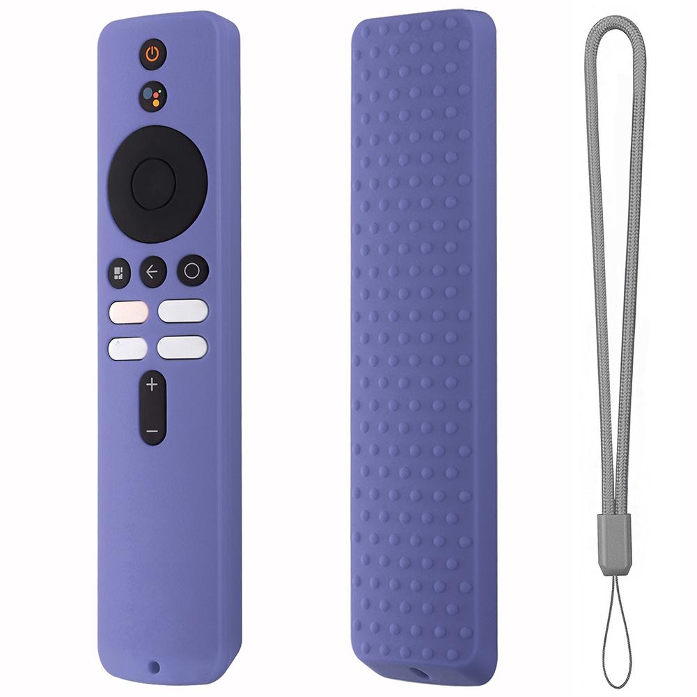 Custodia In Silicone Viola Per Telecomando Fire TV Stick – Antiscivolo Con Cordino, Morbida E Precisa