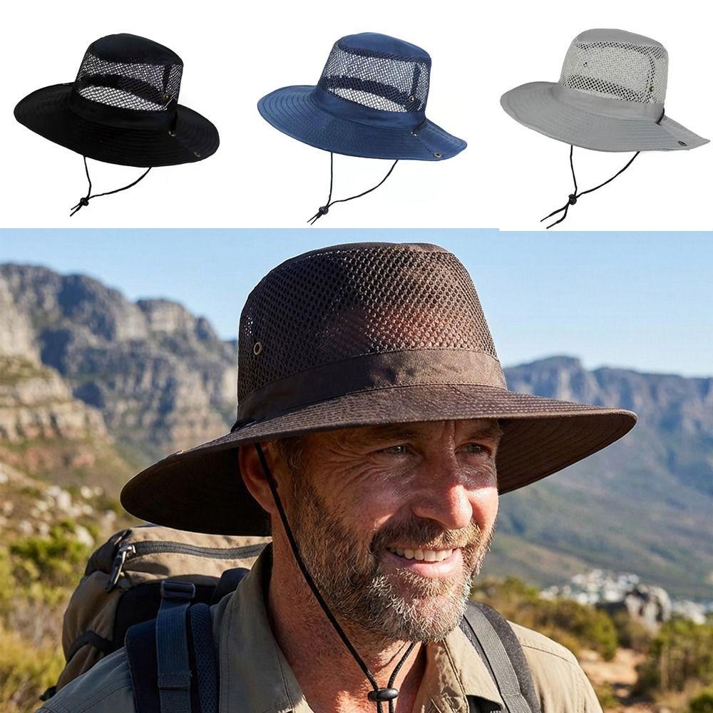 Fordable Fishing Hat Wide Brim Sun Hat Portable Basin Cap Fishing
