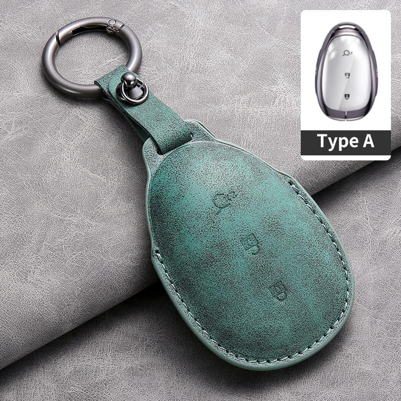 FOR QIYUAN TO GENESIS Car Smart Key Case Cover Key Pack Remote Protection Sleeve Buckle Rope Special Accessories Multi Styles