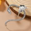Gothic Punk Dragon Shape Earrings 2025 Trend New Design Vintage Alloy Flying Dragon Ear Cuffs Women Party Accessories