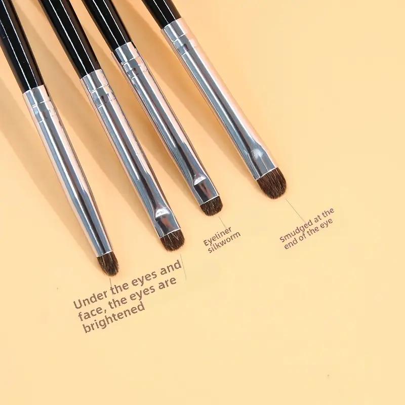 4/1PCS Eye Makeup Fine Detail Brush Eye Tip Cone Small Brightening Eyeshadow Lower Eye Silkworm Press Eyeliner Eye End