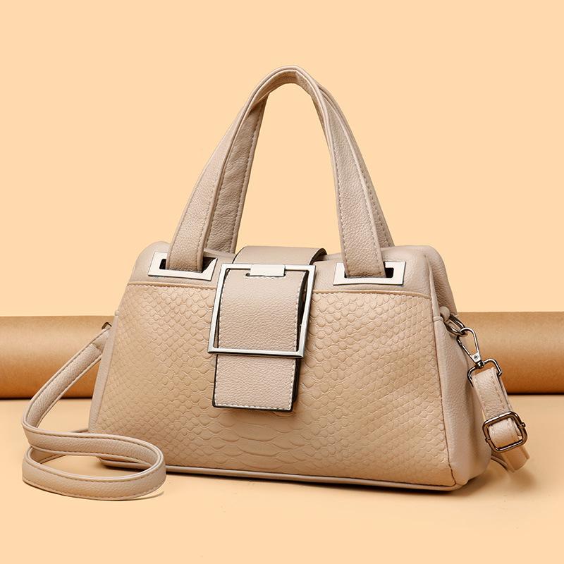 Fashionable and Elegant Women's Bag, Middle-aged Mother's Bag, Cross-body and Hand-held Women's Bag
