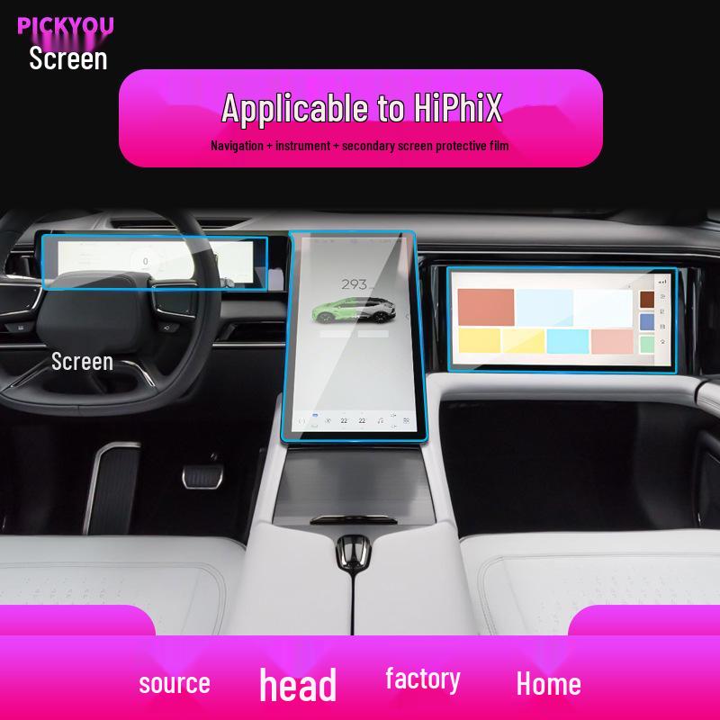 HiPhiX Navigation Tempered Film: Anti-Scratch Protective Screen for 22 Models