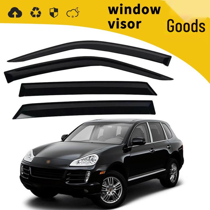 Porsche Cayenne 2010-2011 Window Rain Guards & Door Rain Eyebrows