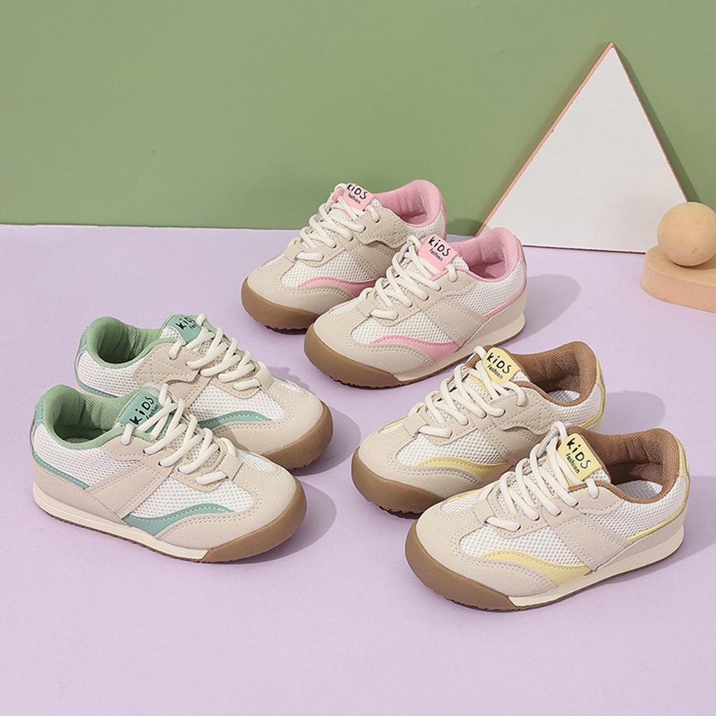 Kids Soft Sole Athletic Shoes Lightweight Running Sneakers Breathable Mesh Upper Durable Outsole Comfortable Fit for Girls and Boys