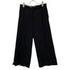 MARCO De VINCENZO MARCO DE VINCENZO 17S-MR5031-036 Black Wool Side Slit Pants Bottoms 36 Black X whiteUsed