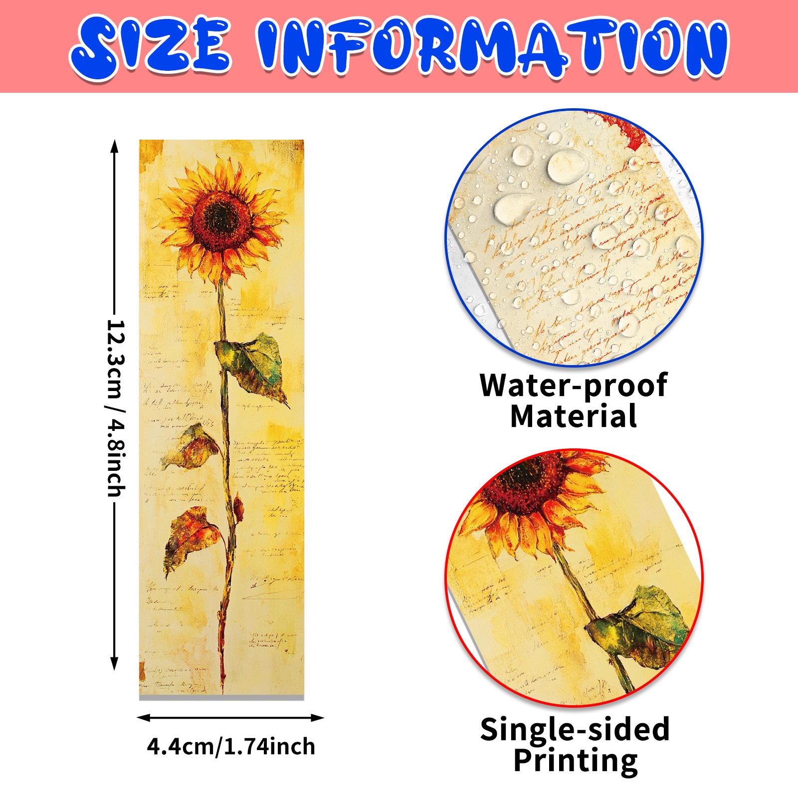 

30 винтажных постеров серии «Подсолнух» Бумажные закладки Товары Закладки Чтение Основы