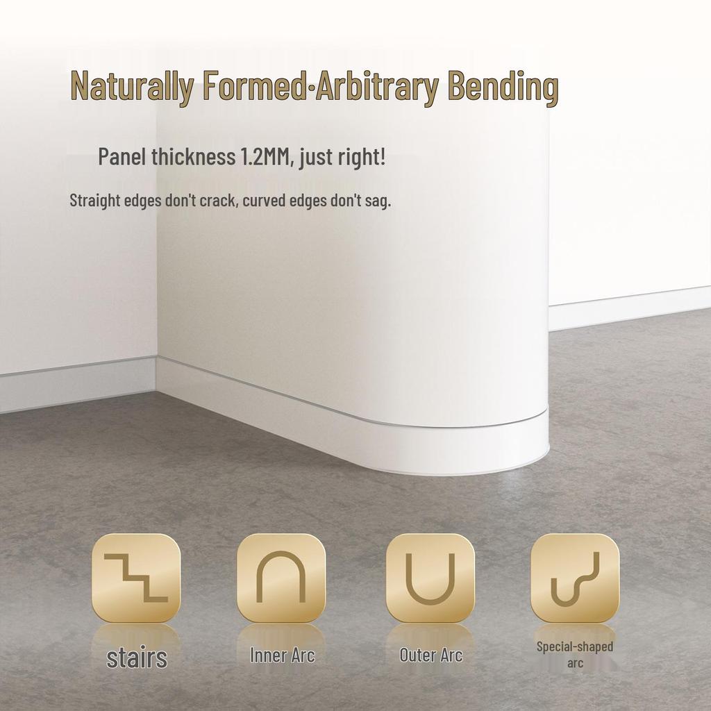 Meitong Ultra-Thin Pre-embedded Aluminum Alloy Skirting Board