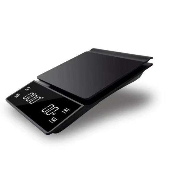 Mini Coffee Scale with Timer 0.1G/3Kg 3 Units High Precision LCD Display