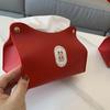 Retro Red Double Happiness Wedding Tissue Box